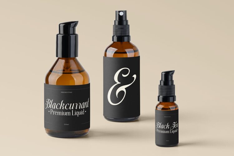 stylish serif and script duo font