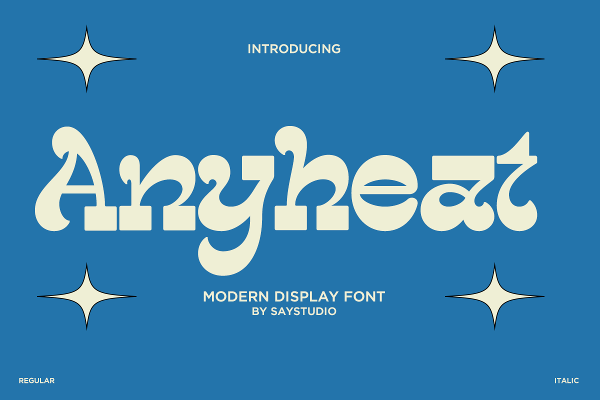 Anyheat - Display Font