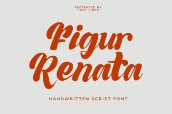 Figur Renata  - Script Font