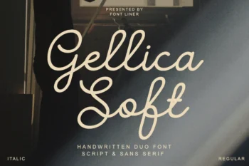 Gellica Soft - Script Font