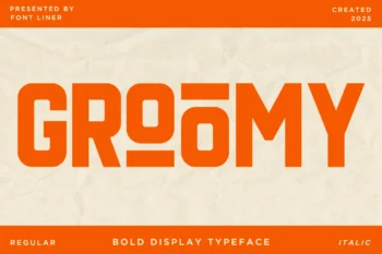 Groomy - Display Font