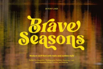 Brave Seasons - Serif Font