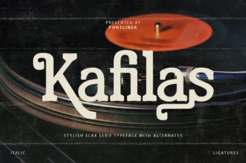 Kafilas - Stylish Slab Serif