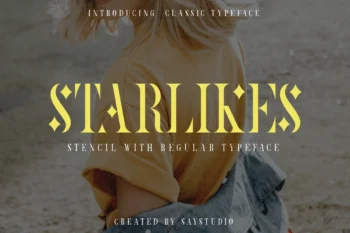 Starlikes - Serif Typeface Font