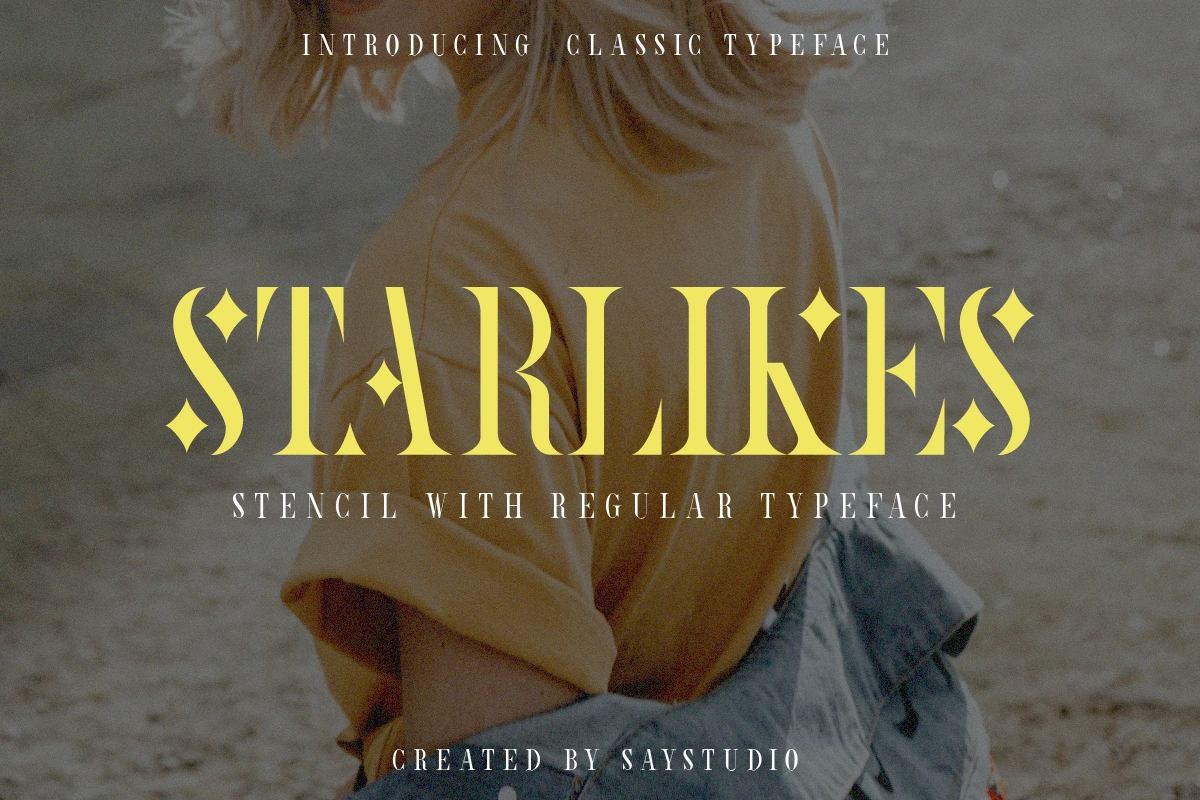 Starlikes - Serif Typeface Font
