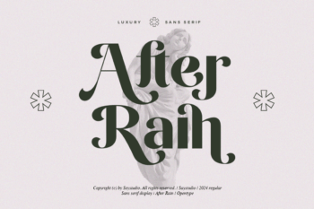 After Rain - Luxury Sans Serif
