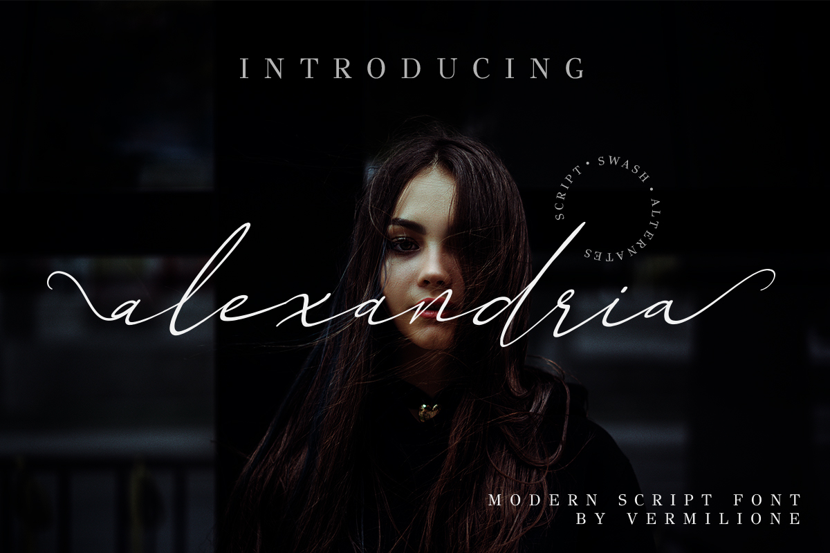 Alexandria - Modern Script Font