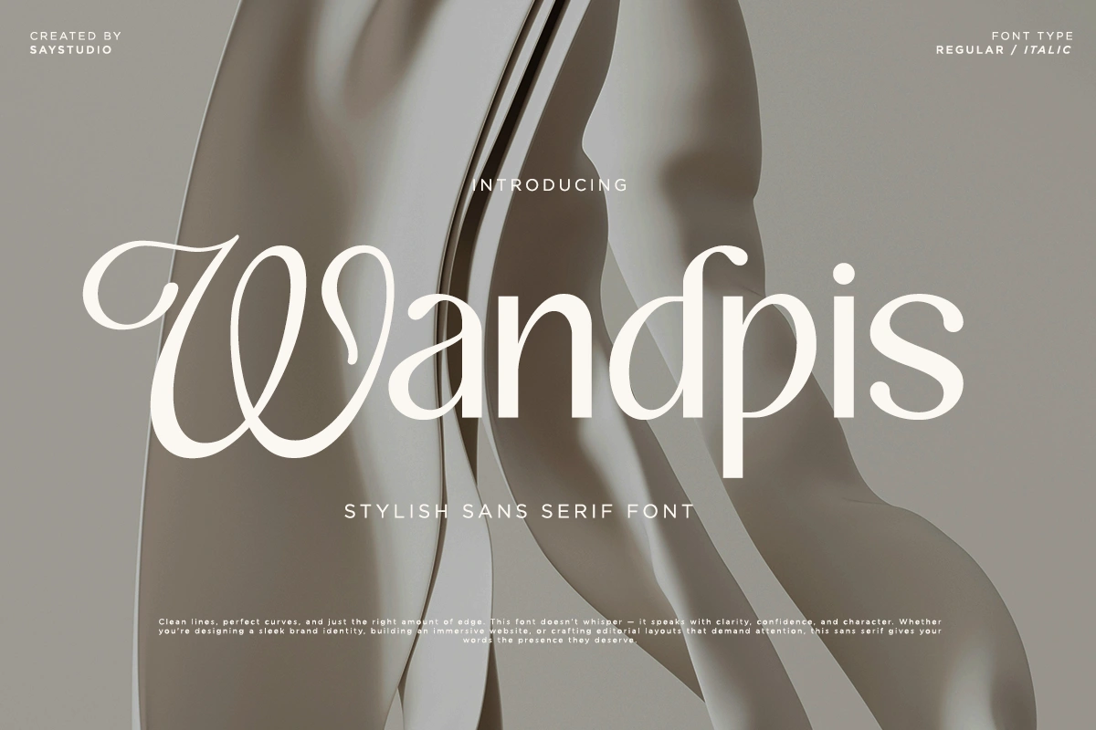 Wandpis - Sans Serif Font