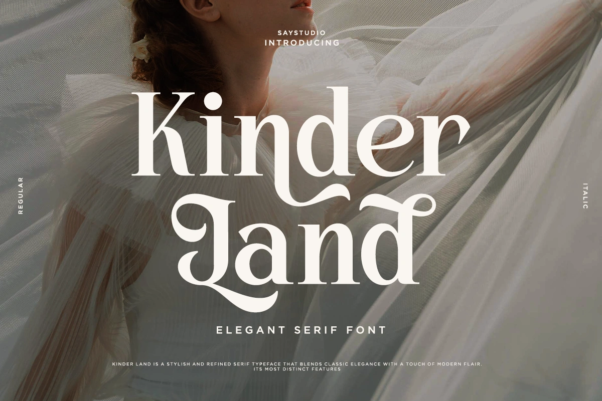 Kinder Land - Serif Font