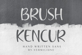 Brush Kencur - Sans Serif Font