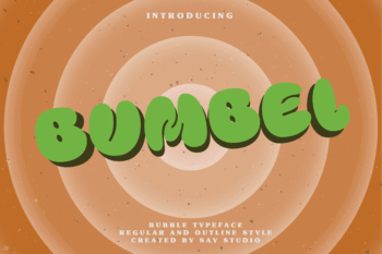 Bumbel - Bubble Font
