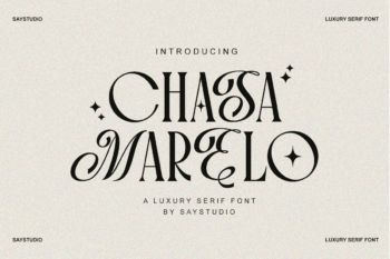 Chasa Marelo - Luxury Serif Font