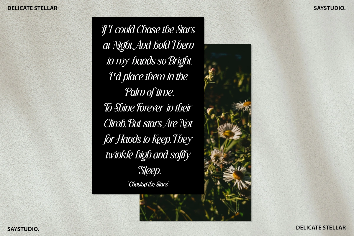 Delicate Stellar