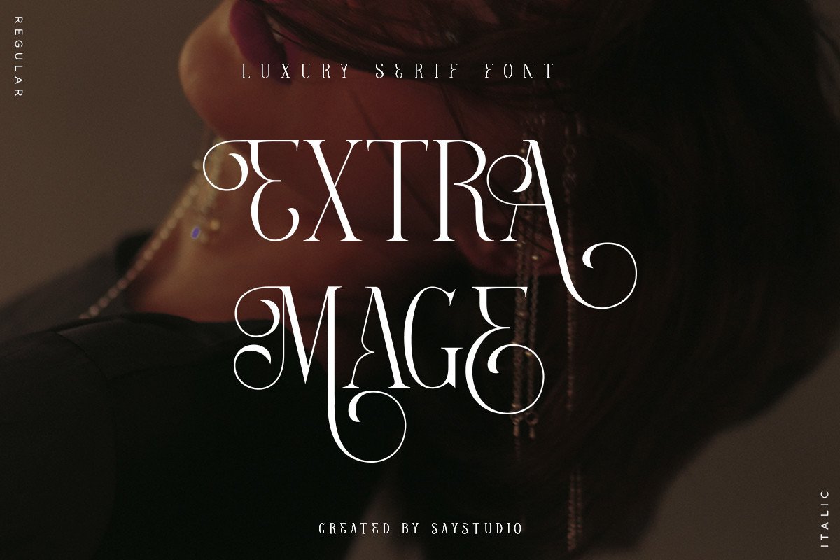 Extra Mage-Luxury Serif Font