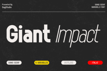 Giant Impact - Sans Font