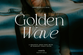 Golden Wave -  Serif Font