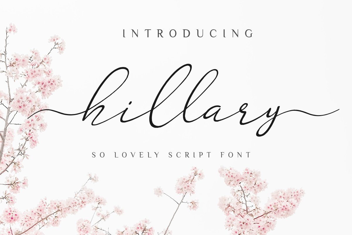 Hillary - Script Font