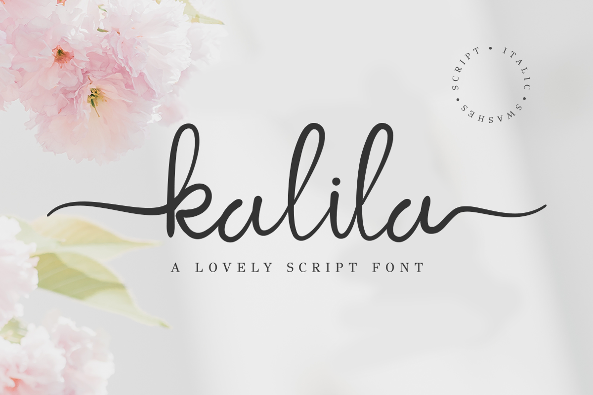 Caila Script Kalila - Script Font