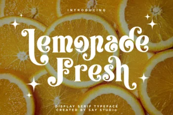 Lemonade Fresh - Display Font