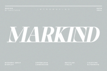 Markind - Modern Display Font