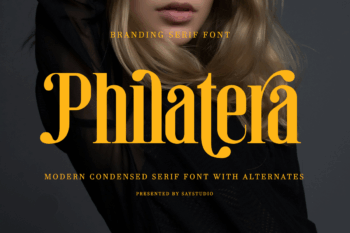 Philatera - Modern Condensed Font