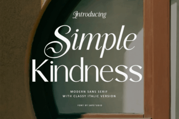 Simple Kindness - Classy Sans Font