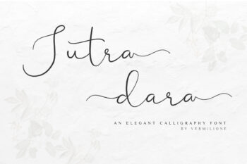 Sutra Dara - Script Font