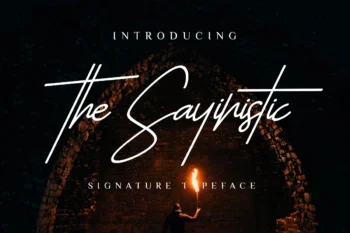 The Sayinistic - Display Font