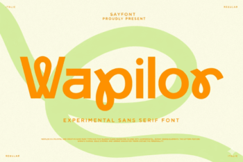 Wapilor - Experimental Sans Font