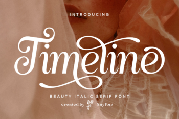 Timeline - Beauty Italic Serif Font