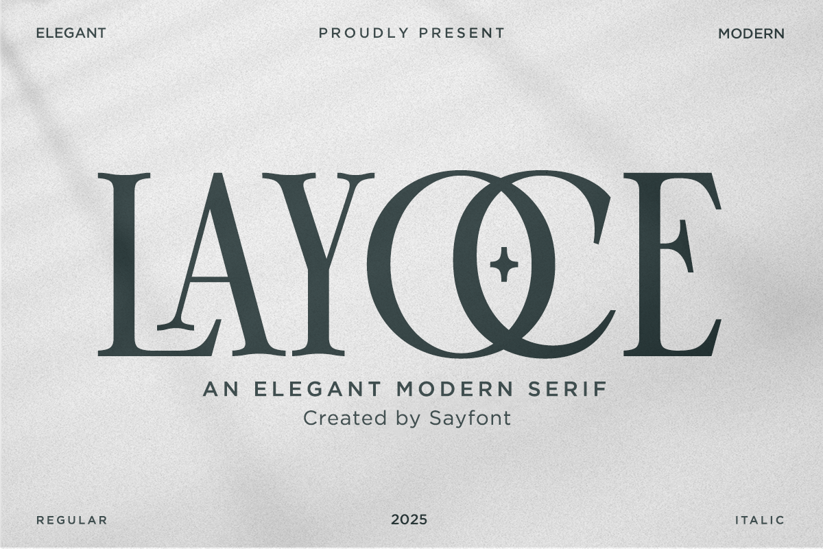 Layoce - Elegant Modern Serif Font