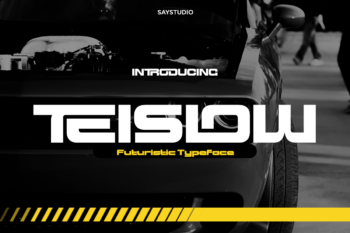 Teislow - Futuristic TypeFace