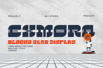 Exmora - Blocky Slab Display