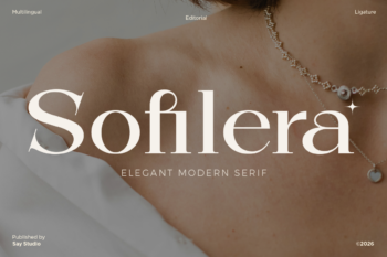 Sofilera - elegant modern serif