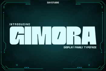 Display Game Typeface - Gimora