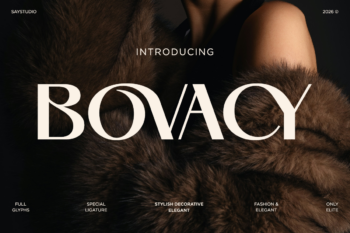 Bovacy - Modern Elegant Serif