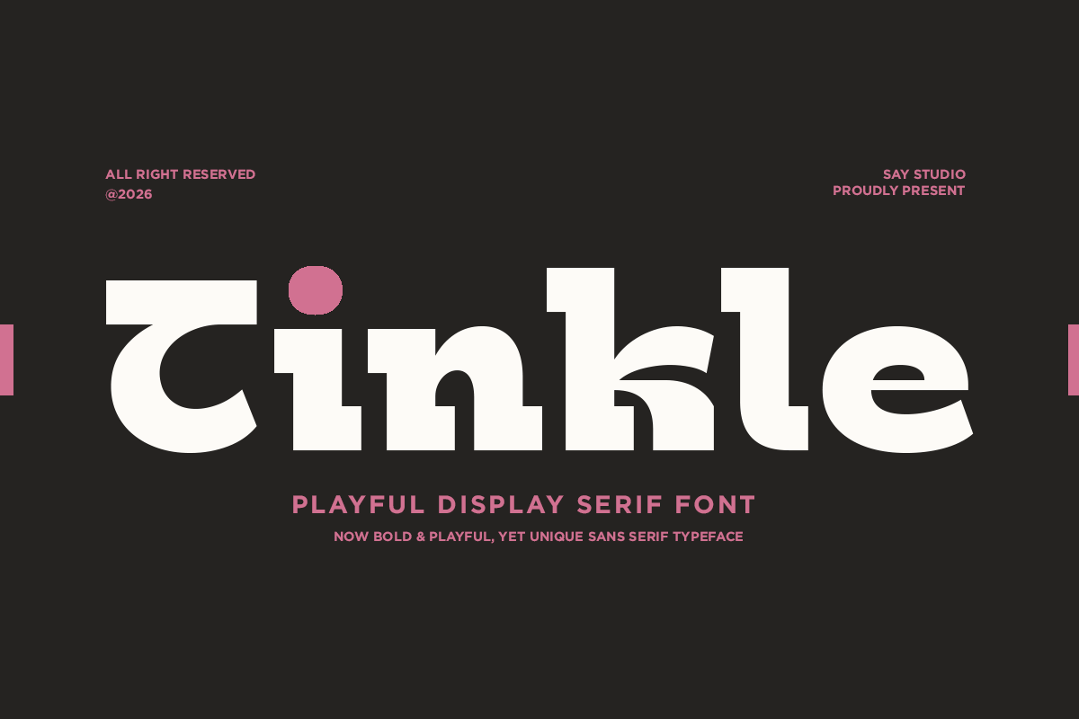 Tinkle - Playful Display Serif