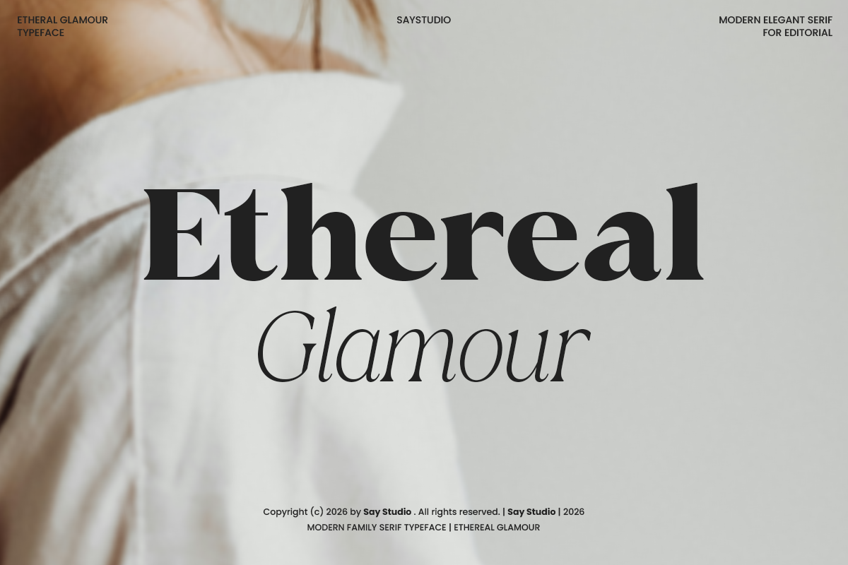 Ethereal Glamour - Modern Elegant Serif