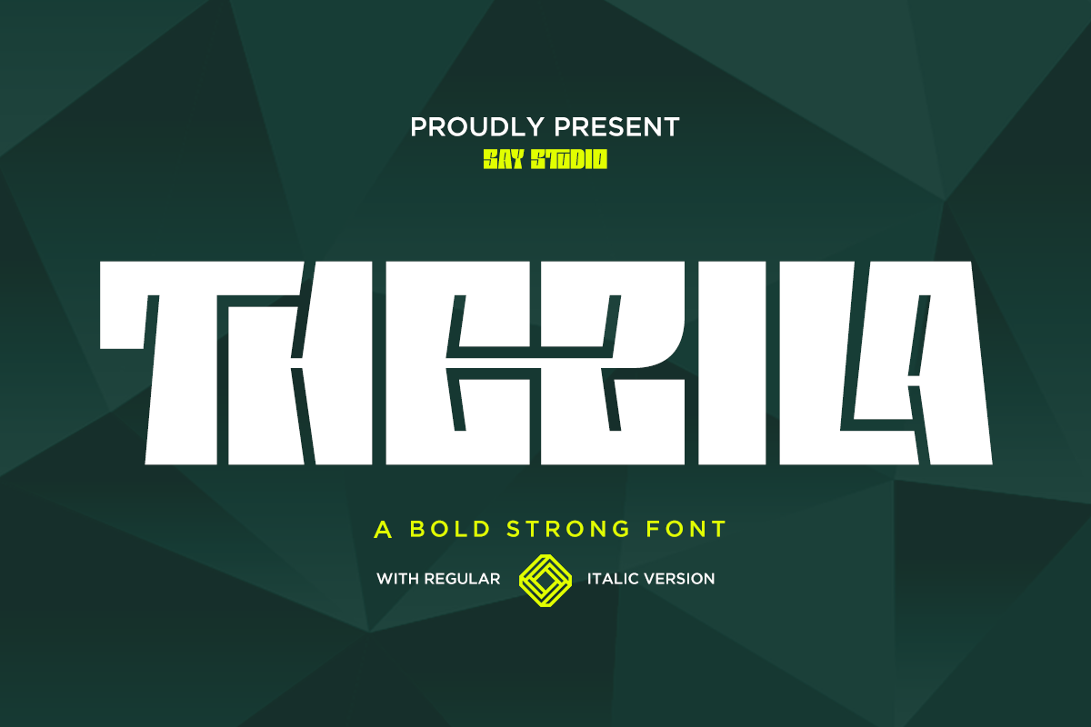 Thezila - Bold Display Typeface