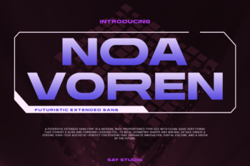 Noa Voren - Futuristic Extended Sans