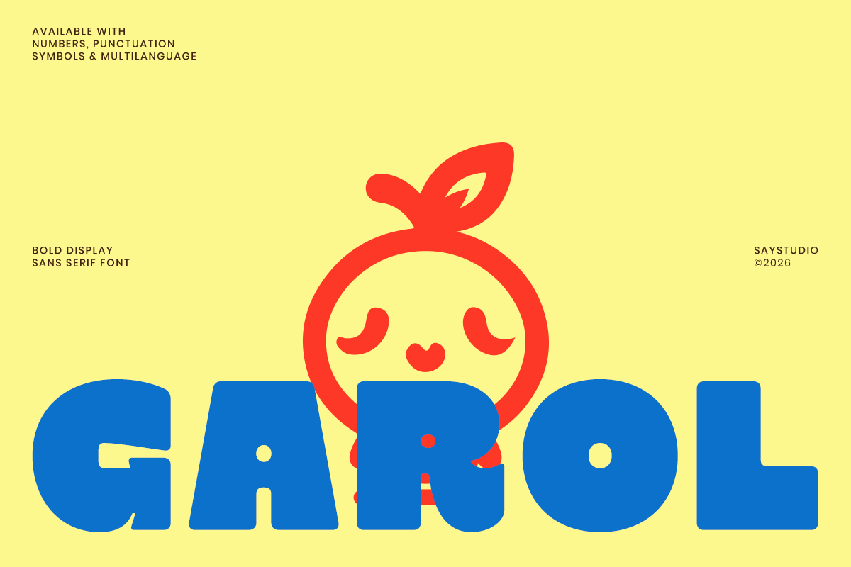 Garol - Bold Retro Display
