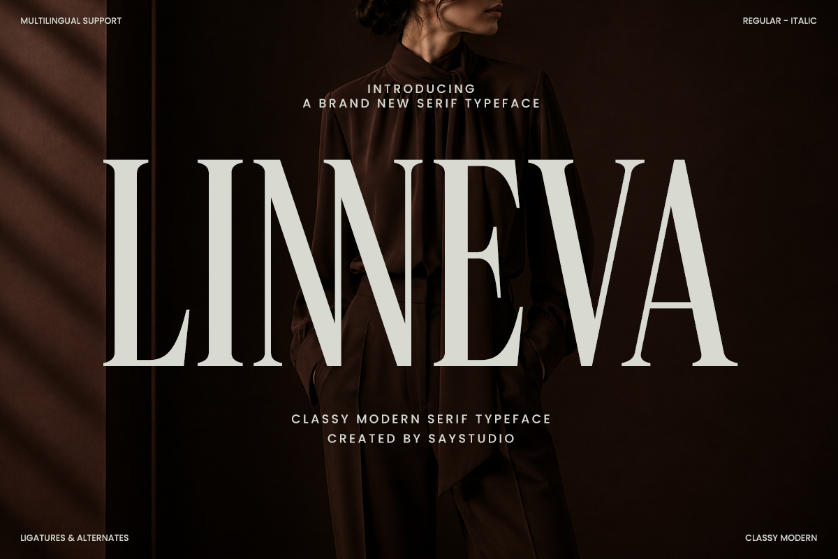 Linneva - Modern Serif Typeface