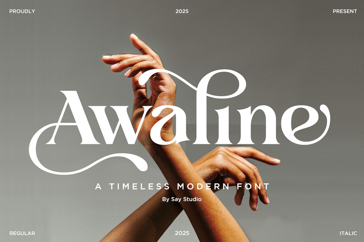 Awaline - Timeless Modern Serif Typeface
