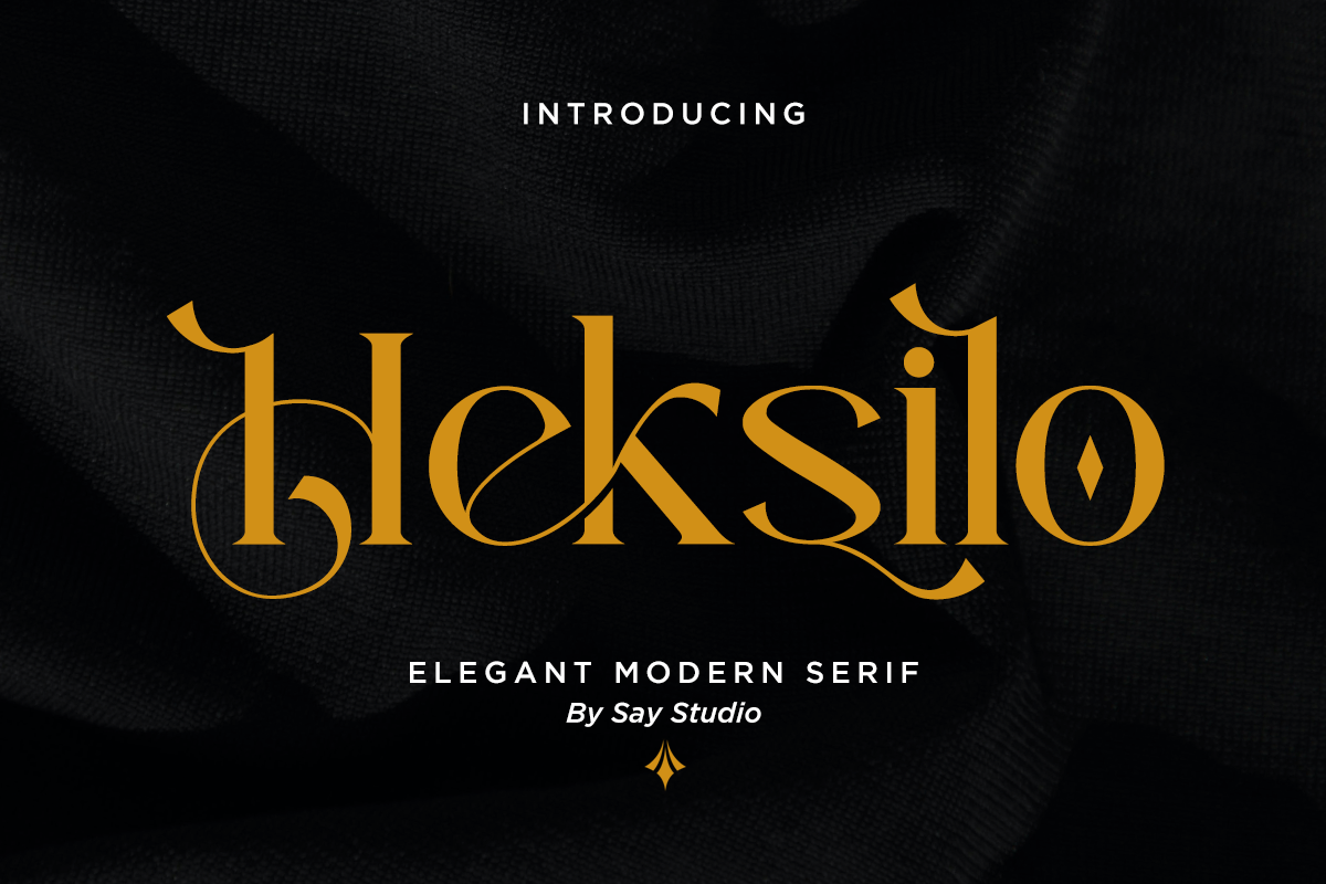 Heksilo - Elegant Modern Serif Typeface