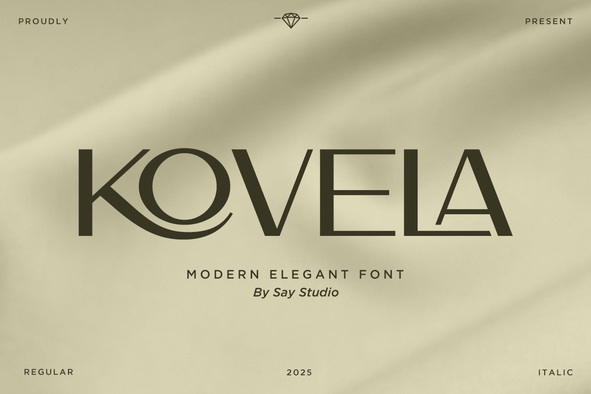 Kovela - Modern Elegant Font