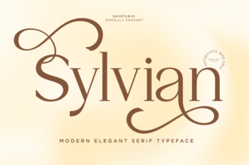 Sylvian - Elegant Modern Serif Typeface