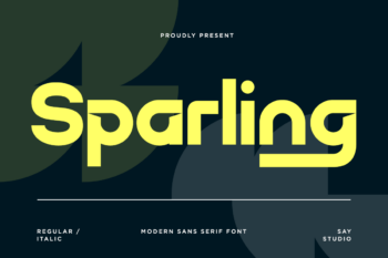 Sparling - Bold Modern Sans Serif