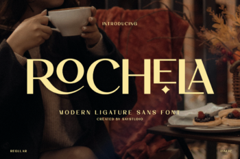 Rochela - Modern Ligature Sans Serif