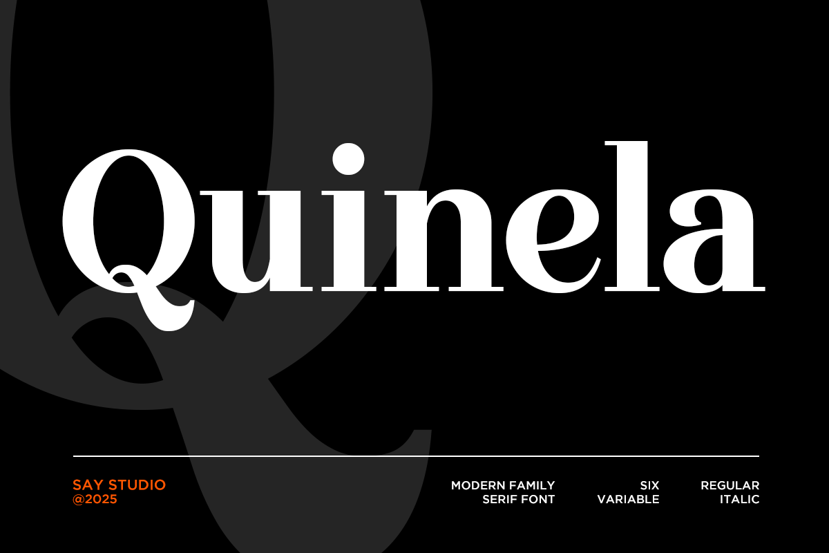 Quinela - Modern Serif Font
